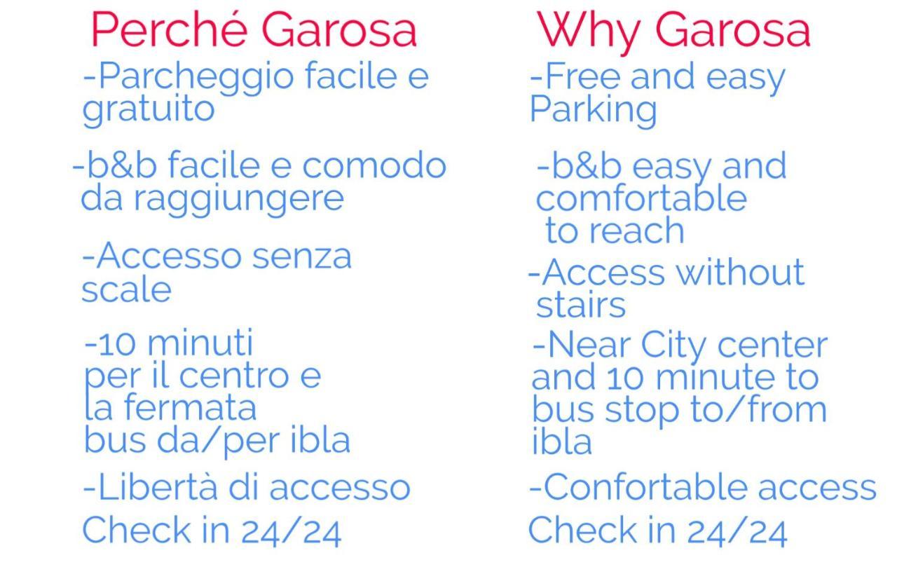 B&B Garosa Ragusa Dış mekan fotoğraf